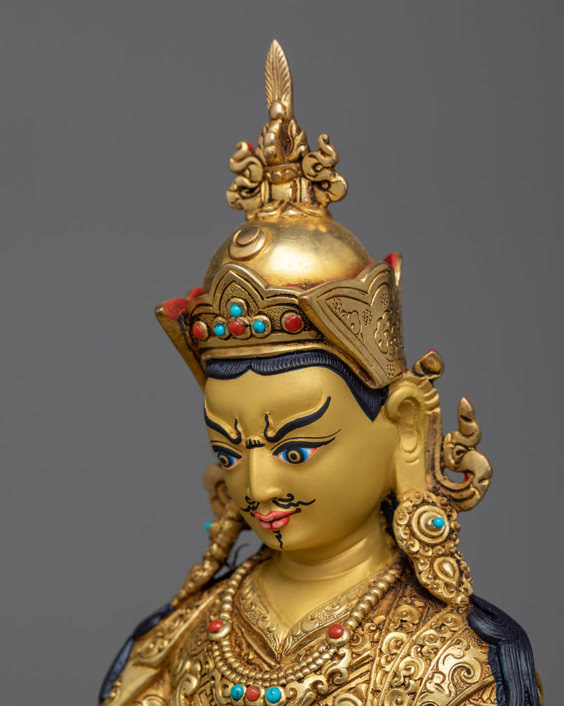 2nd Buddha Guru Rinpoche: The Tantric Master | 24K Gold Gilded Statue