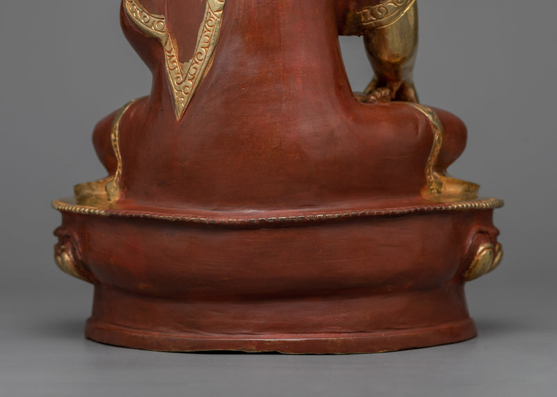 The Shakyamuni Buddha: The Enlightened Sage | 24K Gold Gilded Sculpture