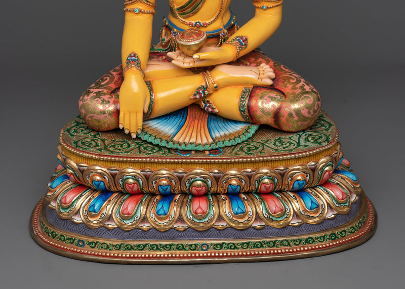 Crown Buddha Shakyamuni Sculpture | The Sovereign of Enlightenment