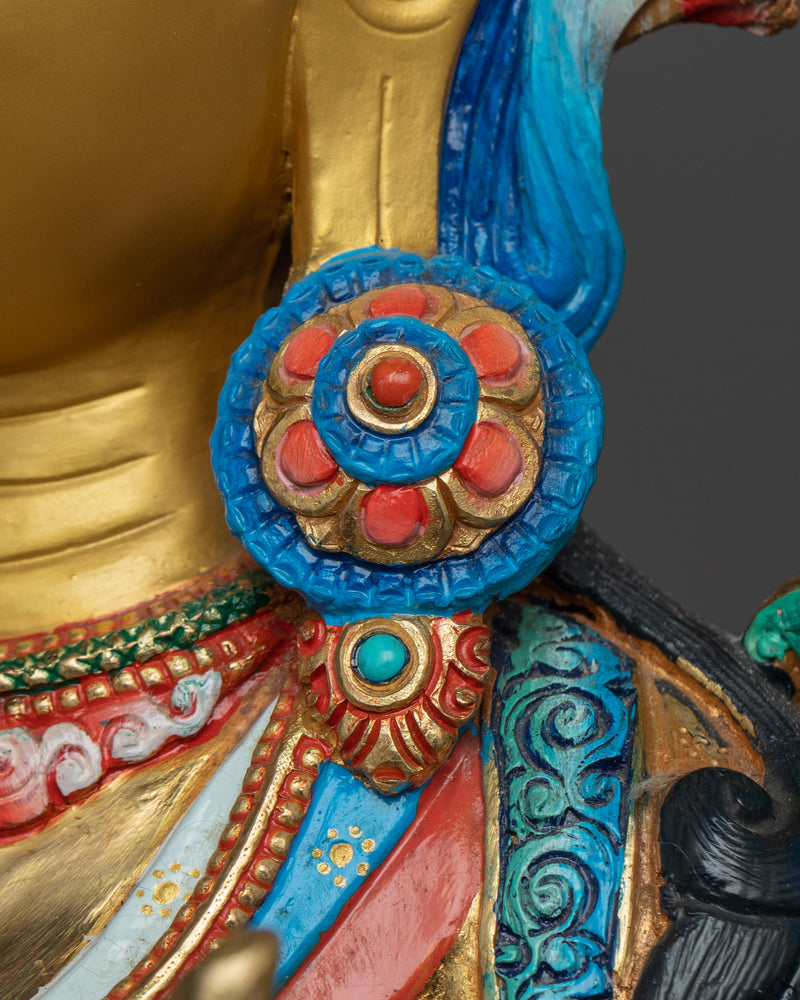 Attractive Green Tara Sculpture | The Compassionate Protector