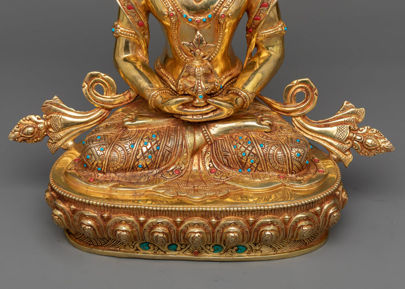 Bodhisattva Amitayus Sculpture | The Embodiment of Limitless Life