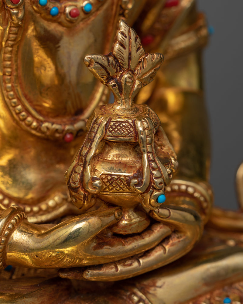 Bodhisattva Amitayus Sculpture | The Embodiment of Limitless Life