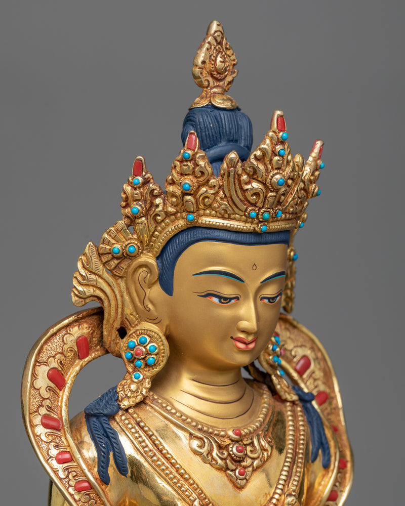 Bodhisattva Amitayus Sculpture | The Embodiment of Limitless Life