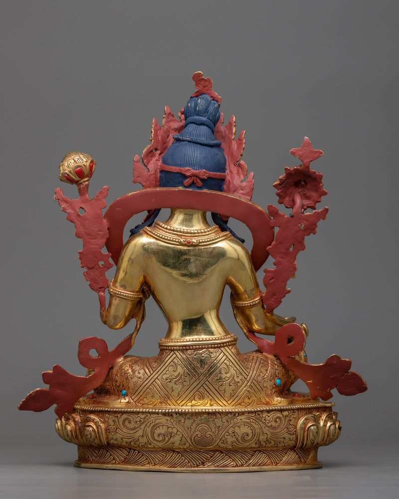 Green Tara Copper Gilt Sculpture | The Compassionate Liberator