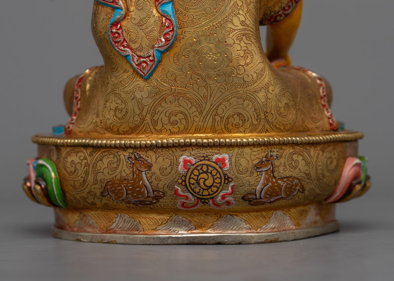 Shakyamuni Buddha Colored Sculpture | The Enlightened Teacher