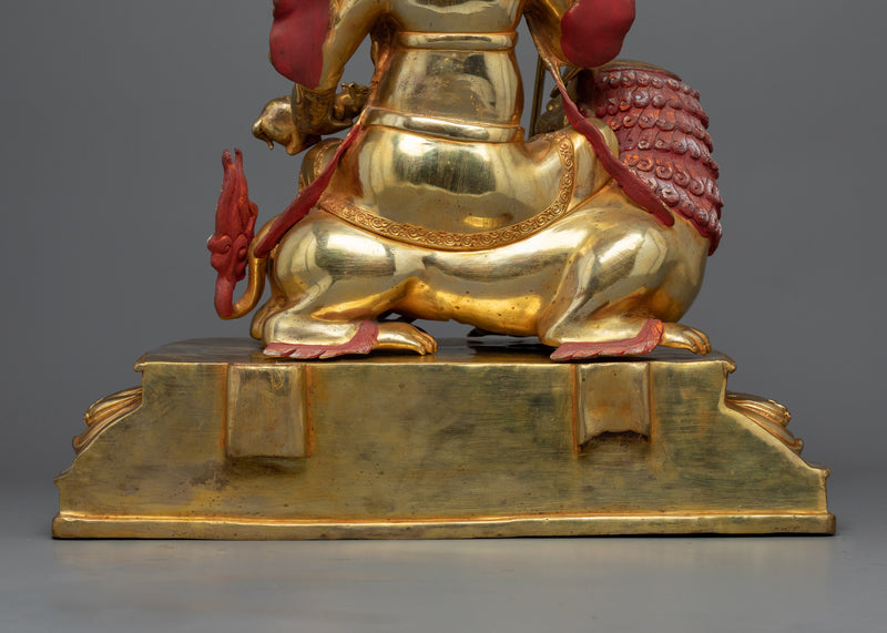 Grand Wealth Deity Namtoshe Sculpture | The Guardian of Prosperity