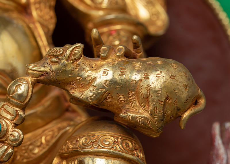 Grand Wealth Deity Namtoshe Sculpture | The Guardian of Prosperity