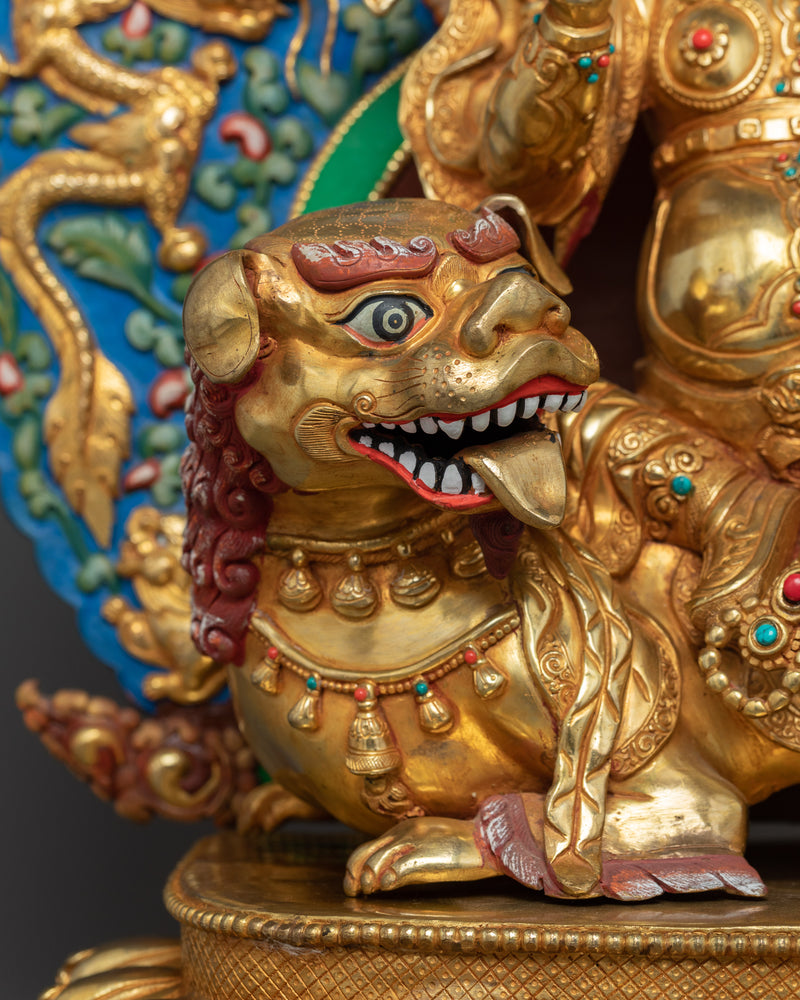 Grand Wealth Deity Namtoshe Sculpture | The Guardian of Prosperity