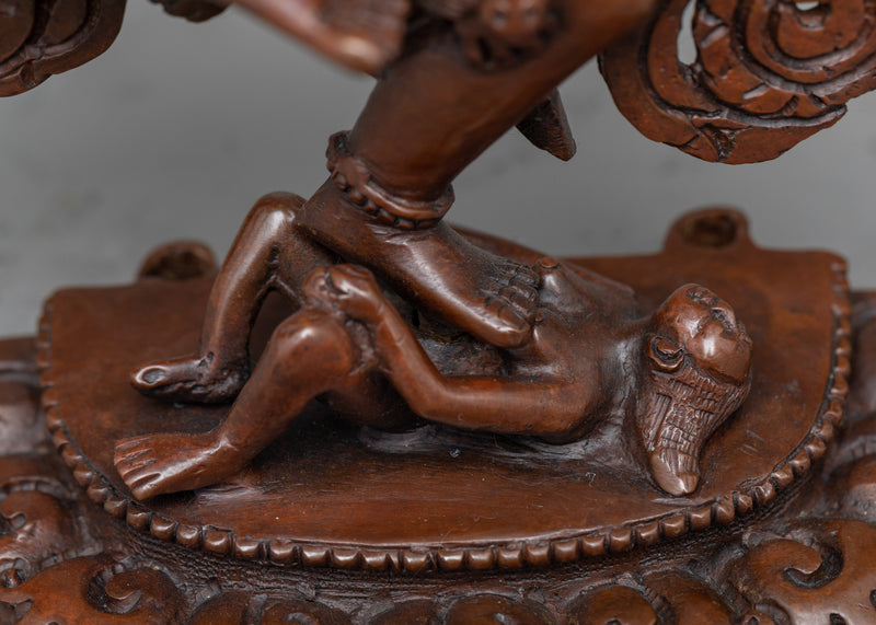 Dorje Phagmo Oxidized Sculpture | The Fierce Dakini