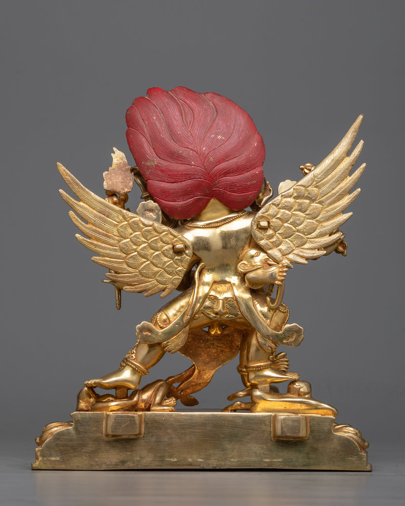 Vajrakilaya Gilt Sculpture | The Deity of Spiritual Transformation