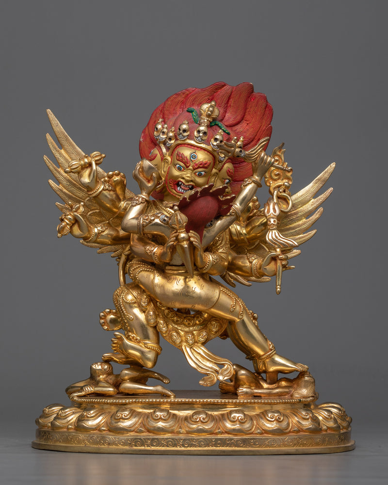 vajrakilaya-gilt sculpture