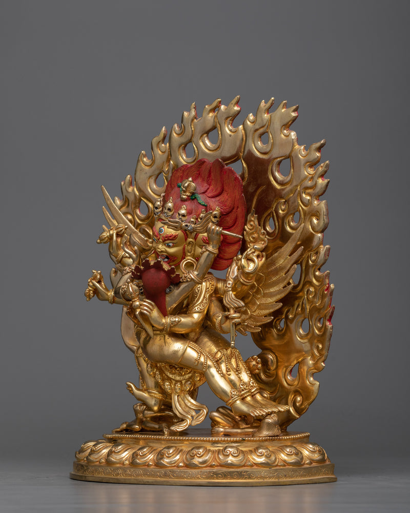 vajrakilaya-gilt sculpture