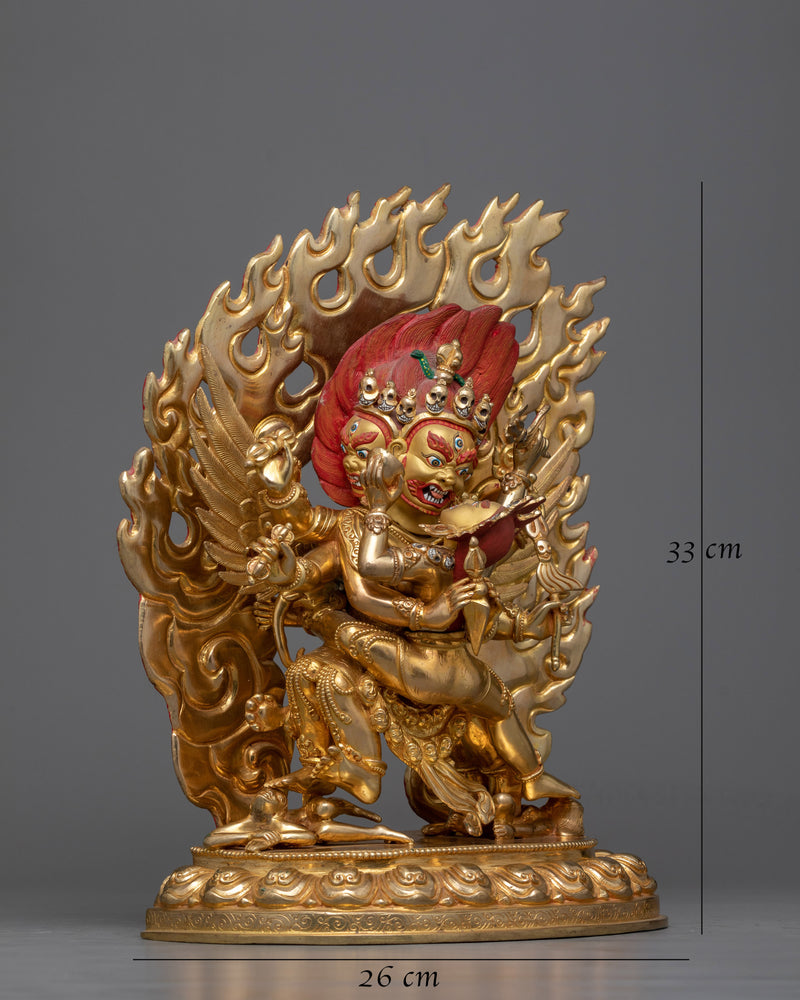 vajrakilaya-gilt sculpture