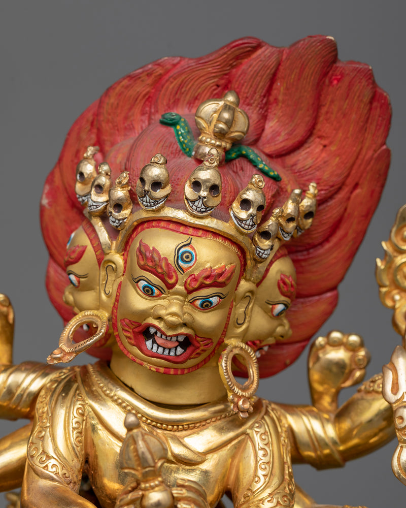 vajrakilaya-gilt sculpture