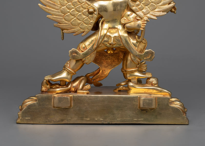 Vajrakilaya Gilt Sculpture | The Deity of Spiritual Transformation