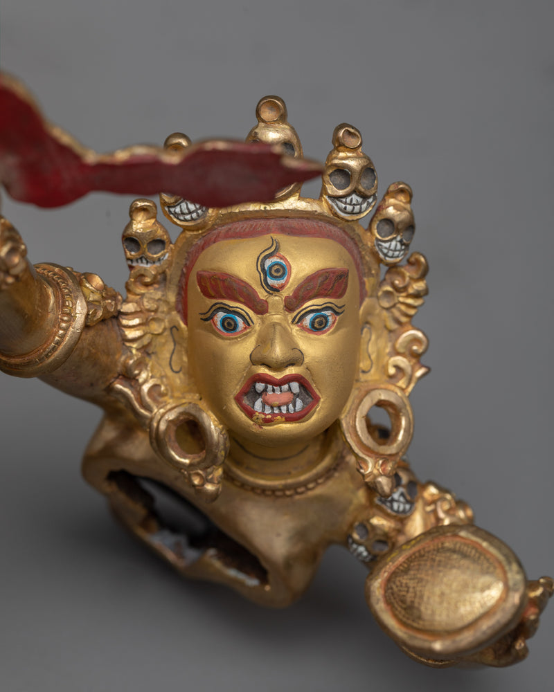 Vajrakilaya Gilt Sculpture | The Deity of Spiritual Transformation