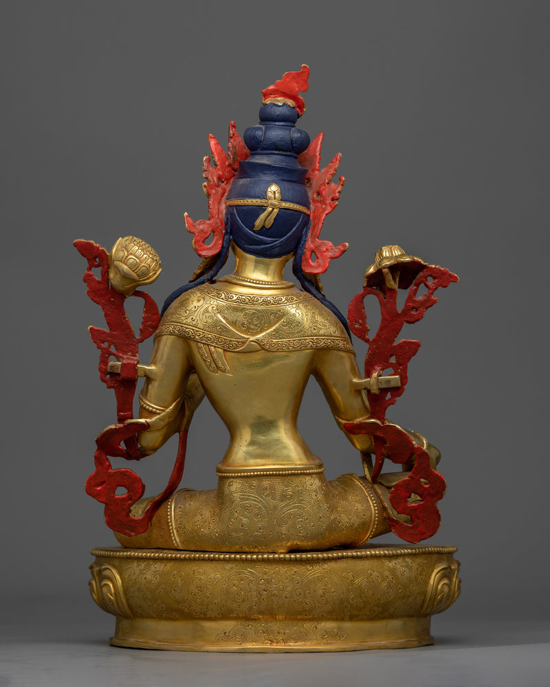 Sculpture of Green Tara | The Embodiment of Active Compassion