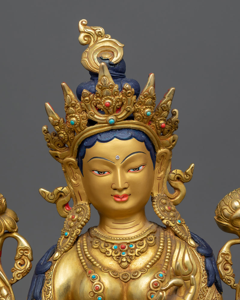 sculpture of green-tara