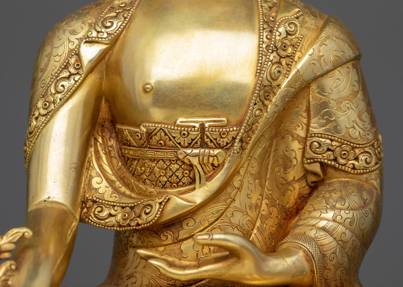 Copper Sculpture of Medicine Buddha |The Healer of Body and Spirit