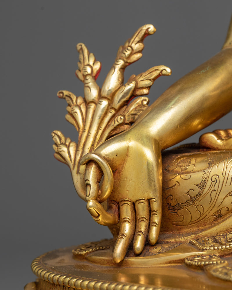 Copper Sculpture of Medicine Buddha |The Healer of Body and Spirit