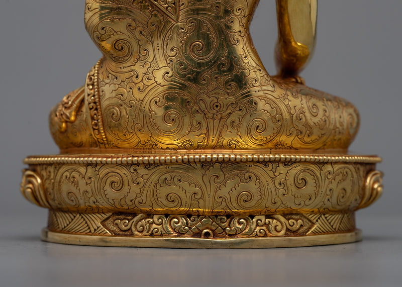 Buddha Shakyamuni Gilt Copper Statue | Illumination Through Art