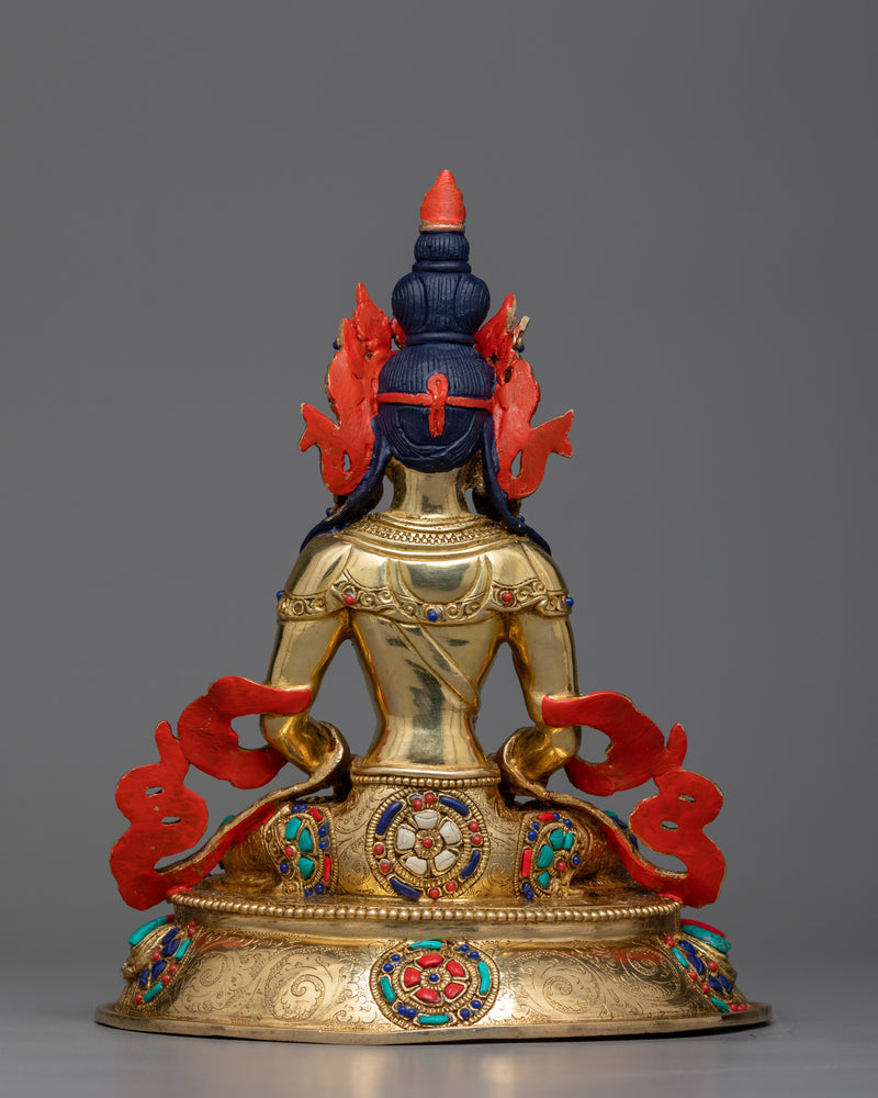 Radiant Bodhisattva Amitayus | Immortality and Wisdom