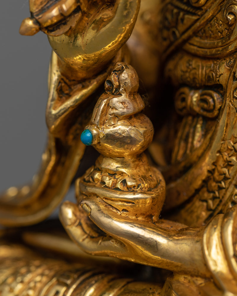 Sacred Guru Rinpoche Lotus-Born Sculpture | Manifestation of Enlightenment