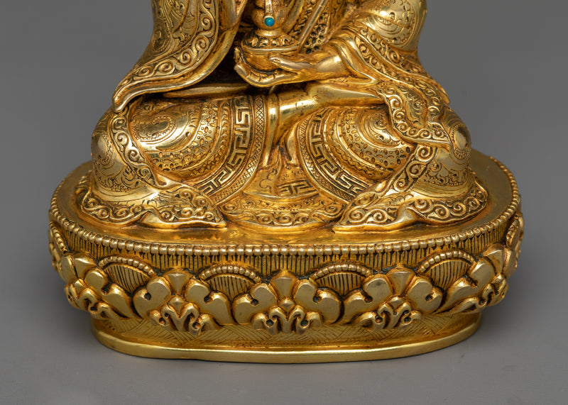 Sacred Guru Rinpoche Lotus-Born Sculpture | Manifestation of Enlightenment