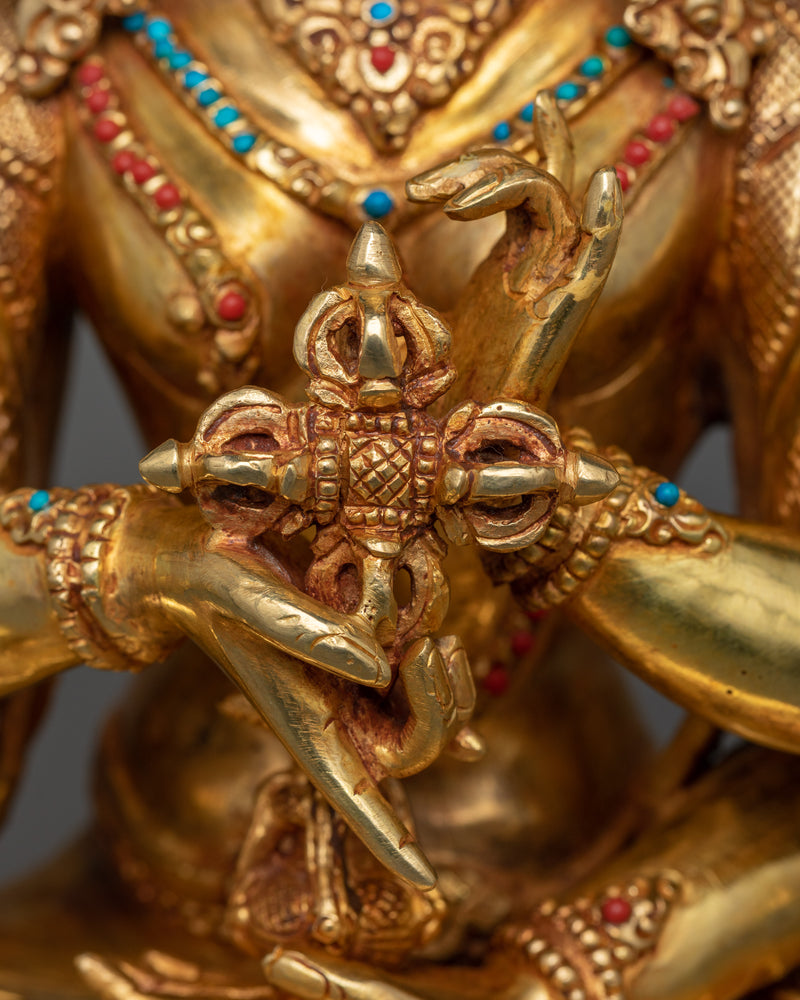 Divine Longevity Deity Namgyalma Sculpture | Essence of Immortal Vitality