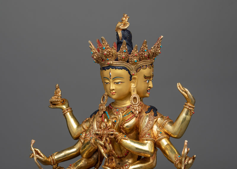 Divine Longevity Deity Namgyalma Sculpture | Essence of Immortal Vitality