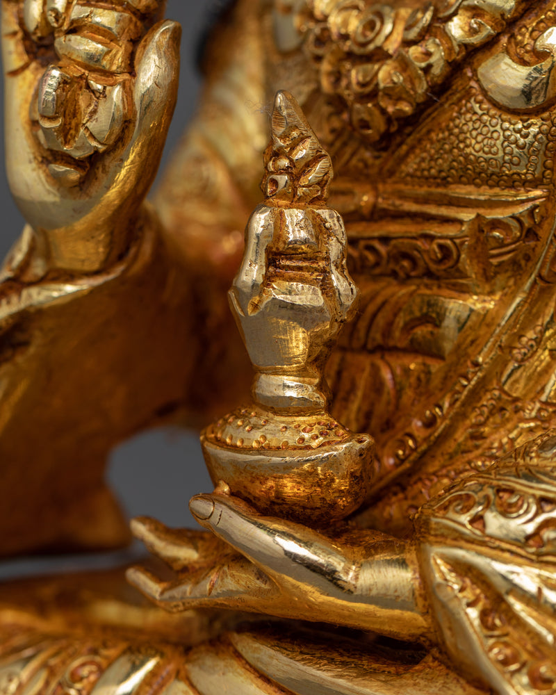 Lotus-Born Master: Guru Rinpoche | Traditionally Handmade Sculpture