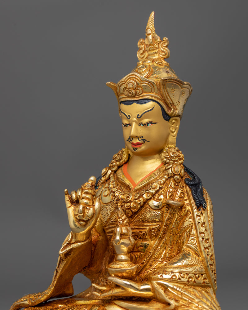 Lotus-Born Master: Guru Rinpoche | Traditionally Handmade Sculpture