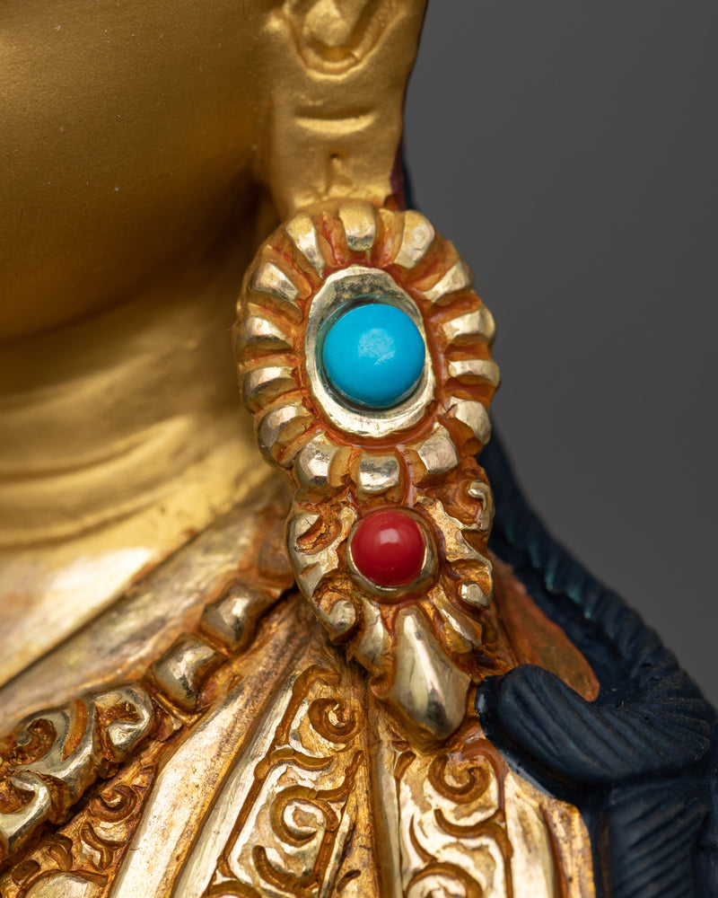 Guru Rinpoche Sculpture For Home Shrine | A Sanctuary of Wisdom and Blessings