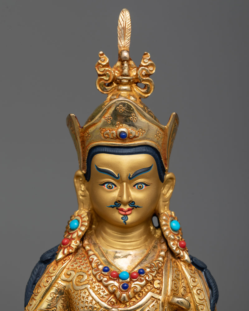 guru-rinpoche-sculpture-for-home-shrine