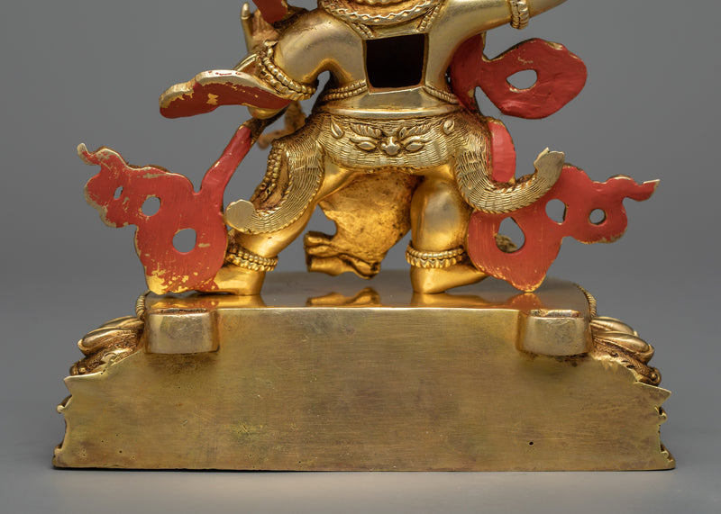 Vajrapani Bodhisattva Copper Sculpture | Himalayan Buddhist Artwork