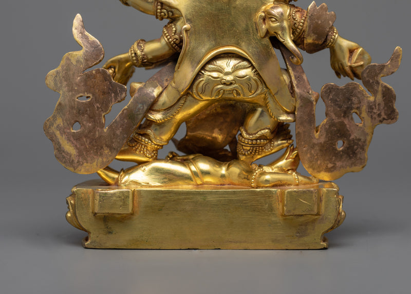 Six-Armed Mahakala Sculpture | Guardian of Enlightenment