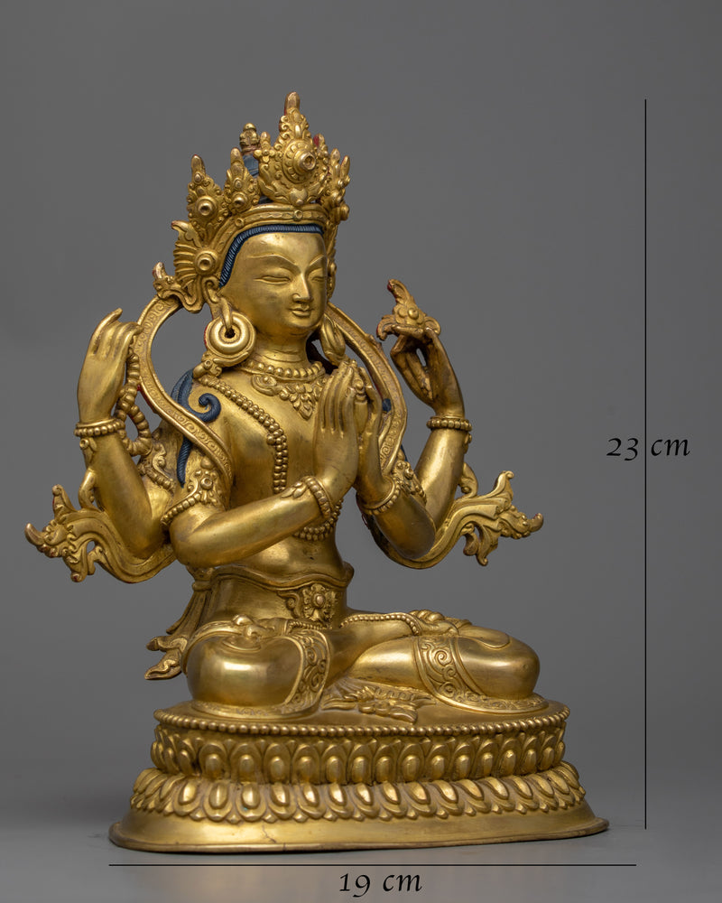 four armed lokeshvara