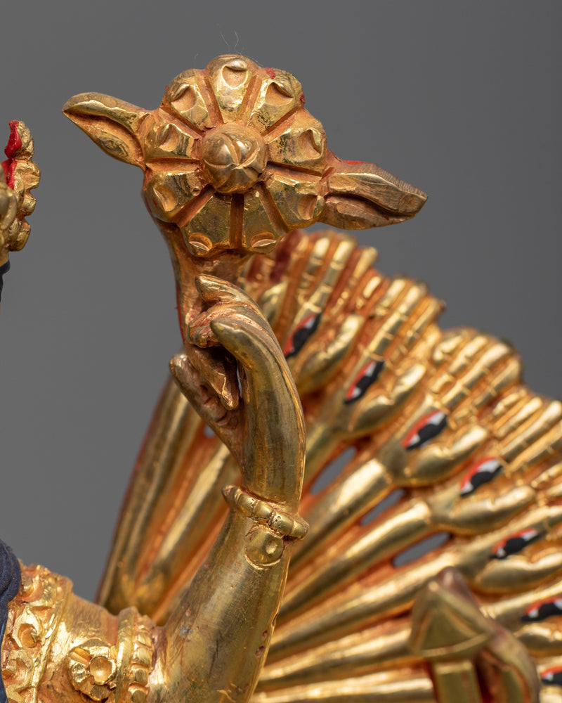 1000-Armed Lokeshvara Gold-Gilded Sculpture | Infinite Compassion