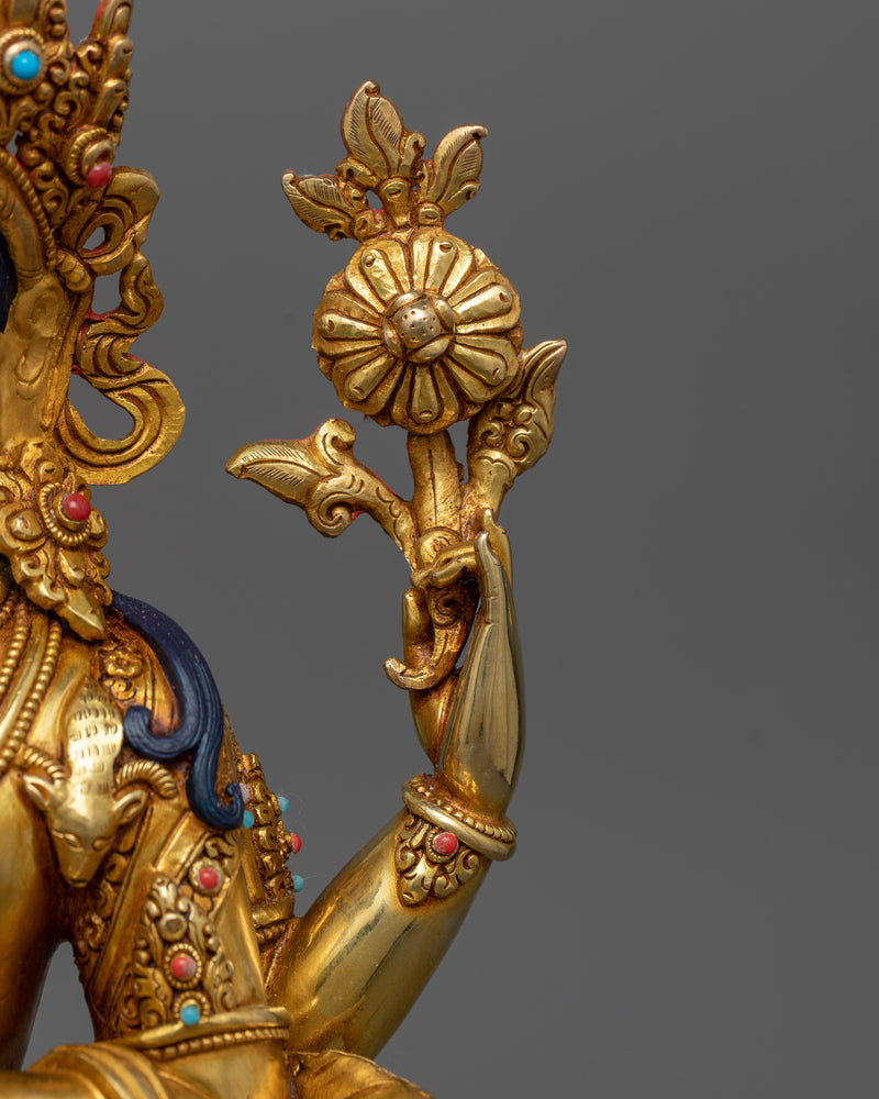 Compassionate Chenrezig Statue | Embodiment of Infinite Love and Mercy