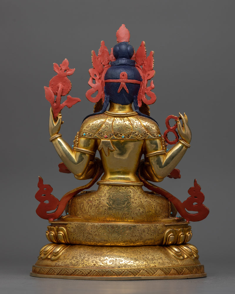 Compassionate Chenrezig Statue | Embodiment of Infinite Love and Mercy