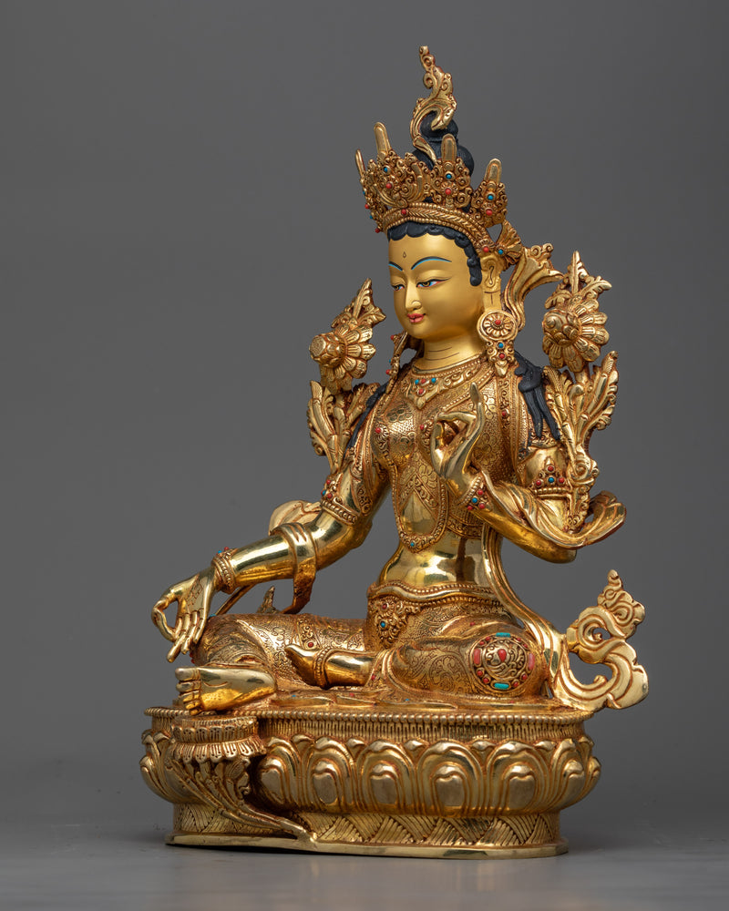 statue-of-bodhisattva green-tara