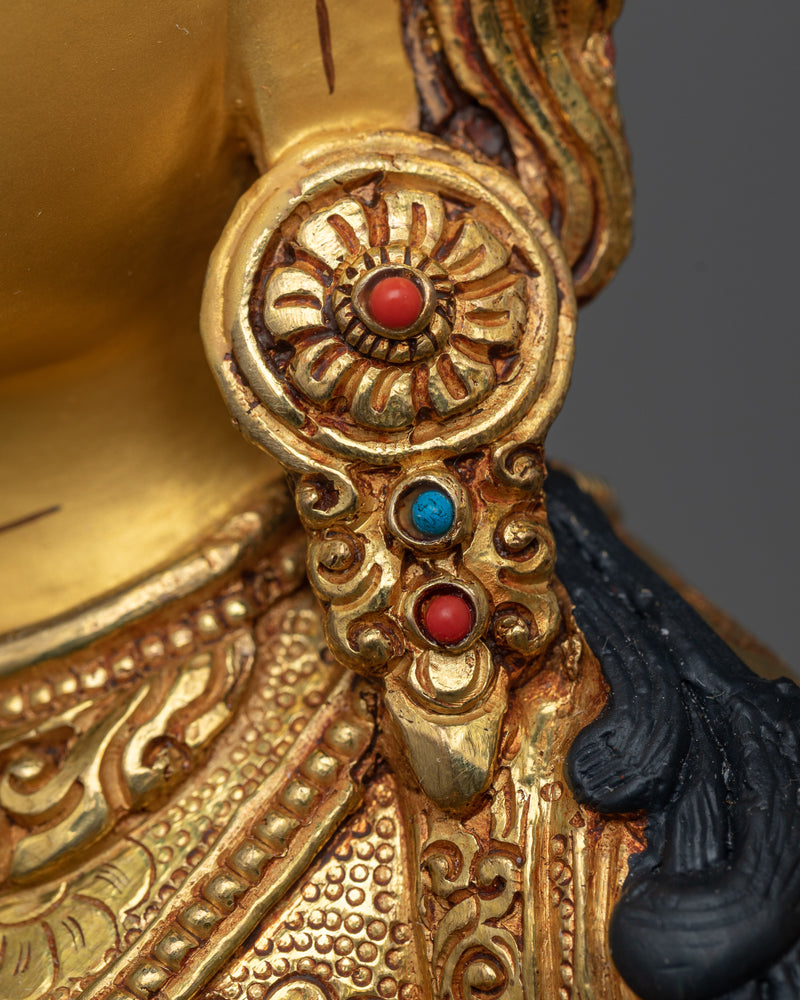 Statue of Bodhisattva Green Tara | Divine Compassion Unveiled