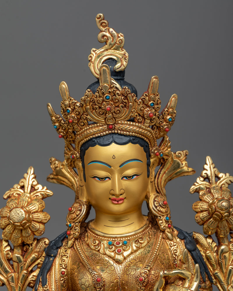 statue-of-bodhisattva green-tara