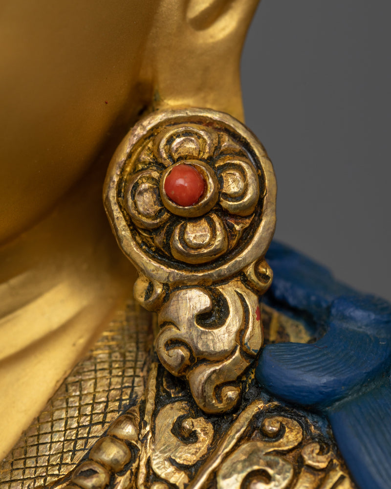 Copper Statue of Guru Rinpoche | Divine Illumination