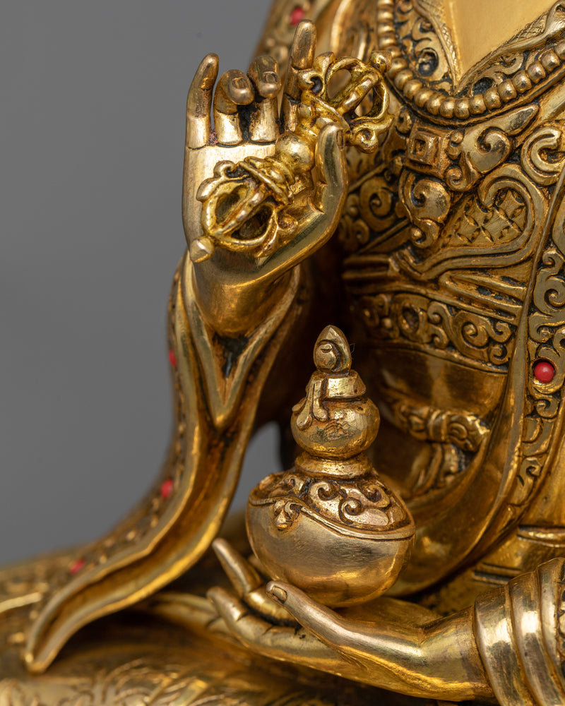 Copper Statue of Guru Rinpoche | Divine Illumination