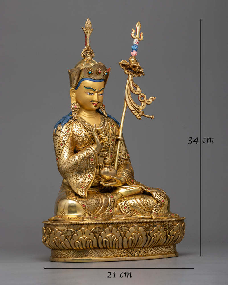 Copper Statue of guru-rinpoche