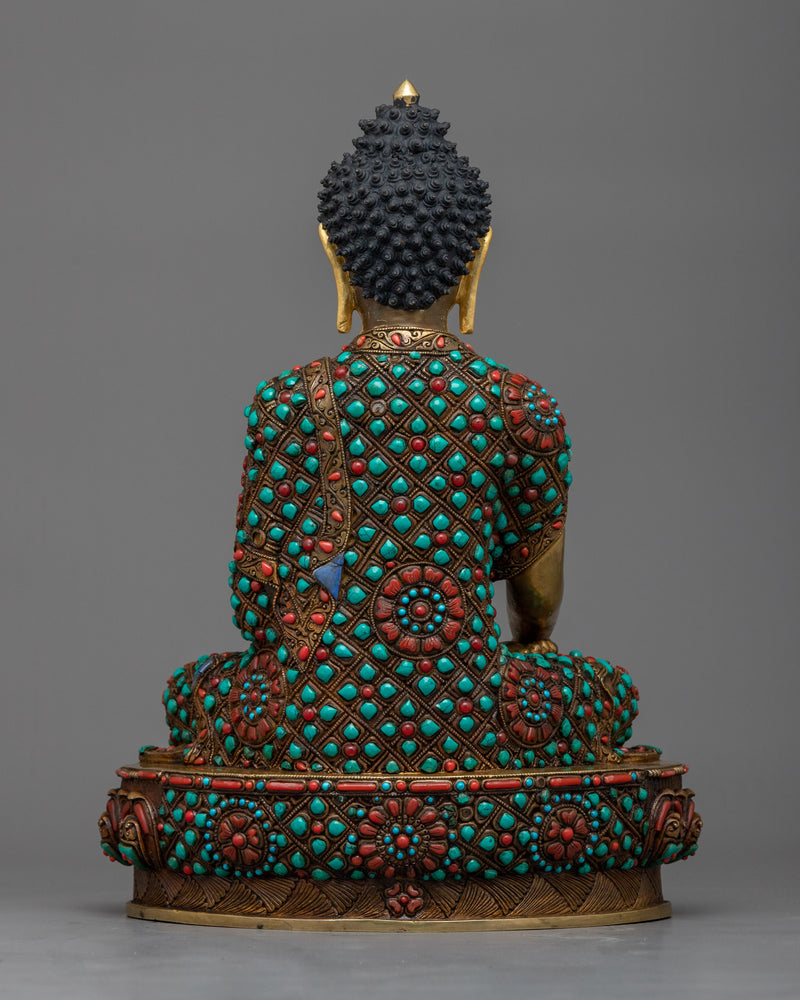 Shakyamuni Historical Buddha | 24K Gold Gilded Splendor