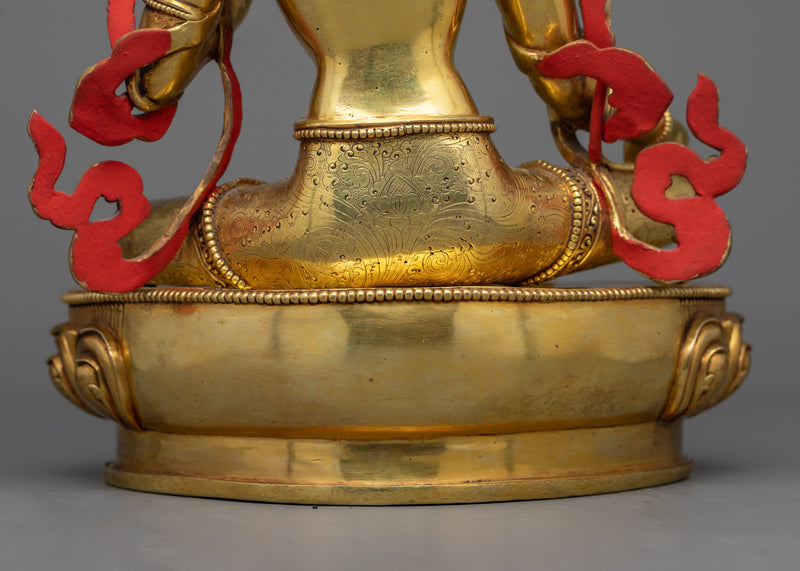 Green Tara Bodhisattva Idol | Emblem of Compassion and Swift Aid