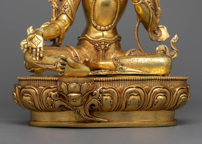 Green Tara Bodhisattva Idol | Emblem of Compassion and Swift Aid