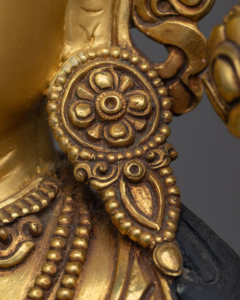 Green Tara Bodhisattva Idol | Emblem of Compassion and Swift Aid